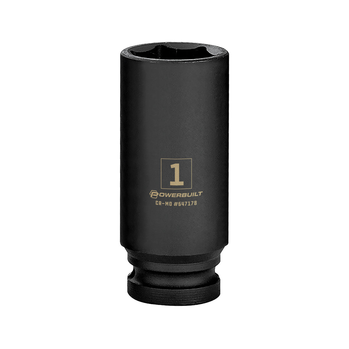 1/2 Inch Drive x 1 Inch  6 Point Deep Impact Socket