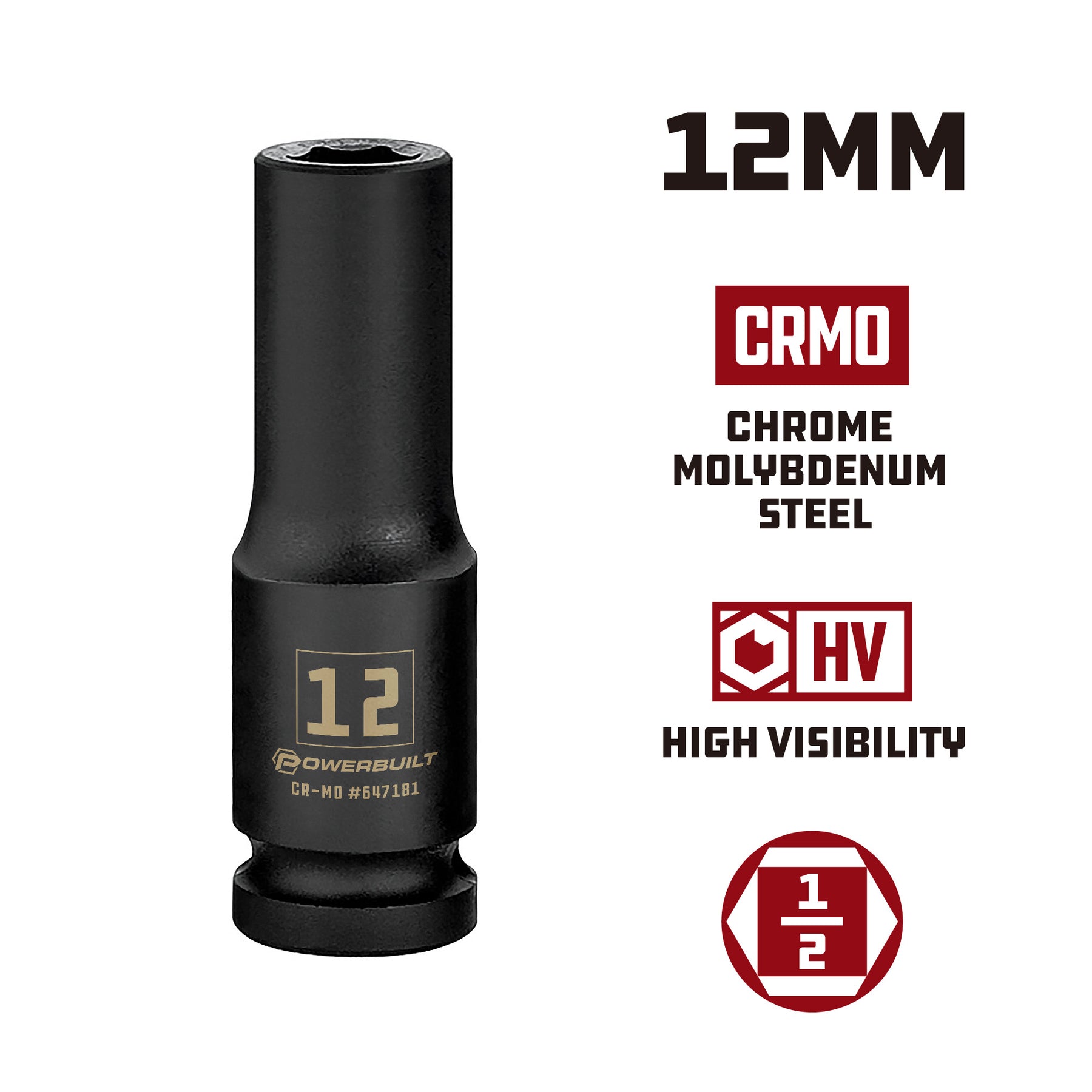 Set Di Prese A Percussione Profonda Da 12 Pollici Italia - Foto 2