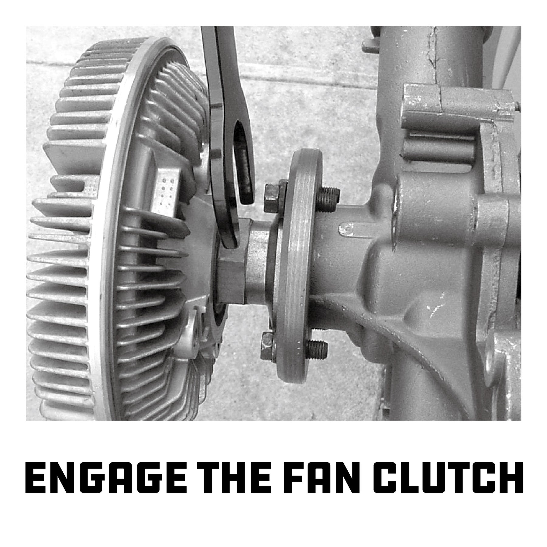 4 Piece Fan Clutch Wrench Kit