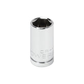 1/4 Inch Drive x 11/32 Inch 6 Point Shallow Socket