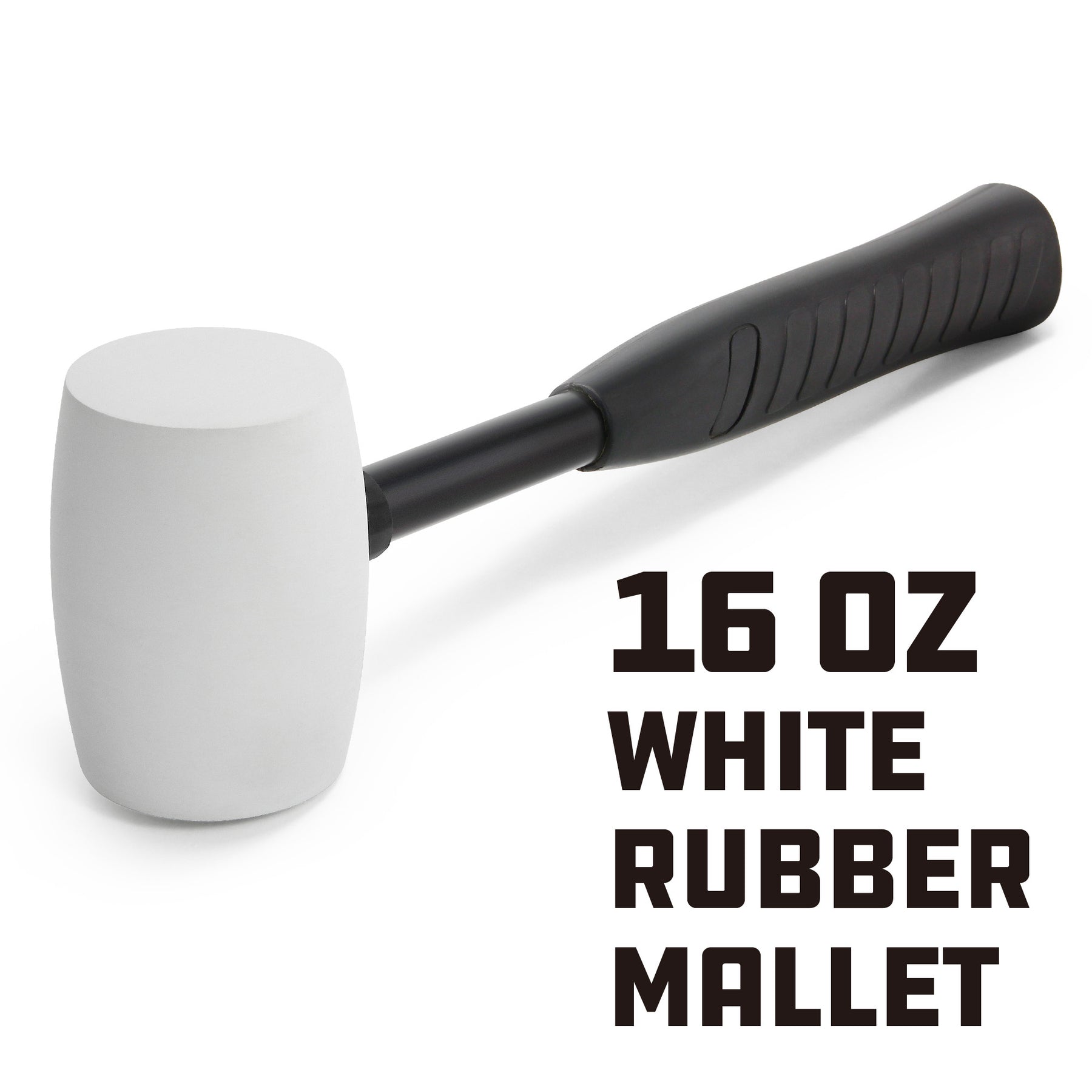 Powerbuilt 648336 16 oz White Rubber Mallet
