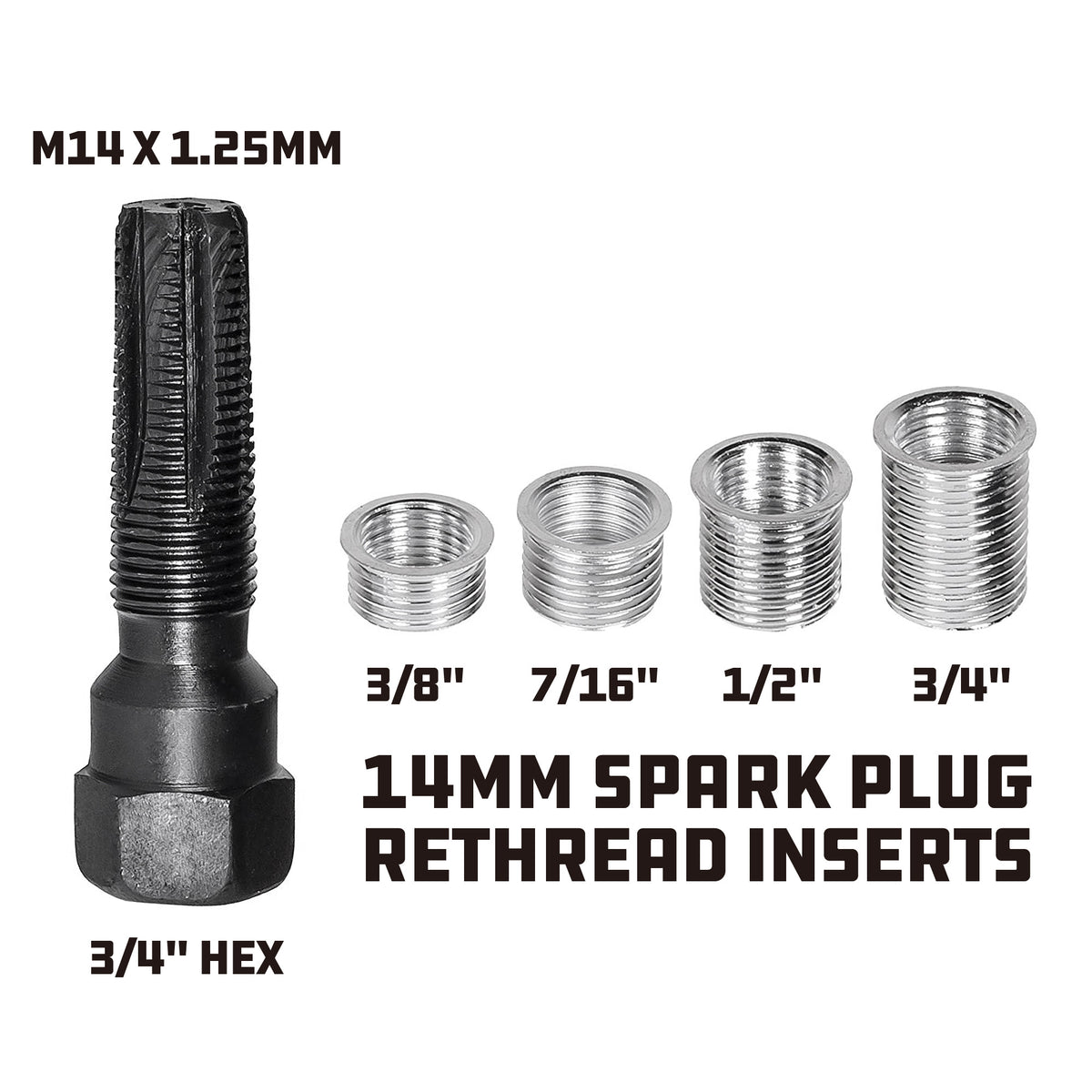 14mm Spark Plug Thread Repair Kit