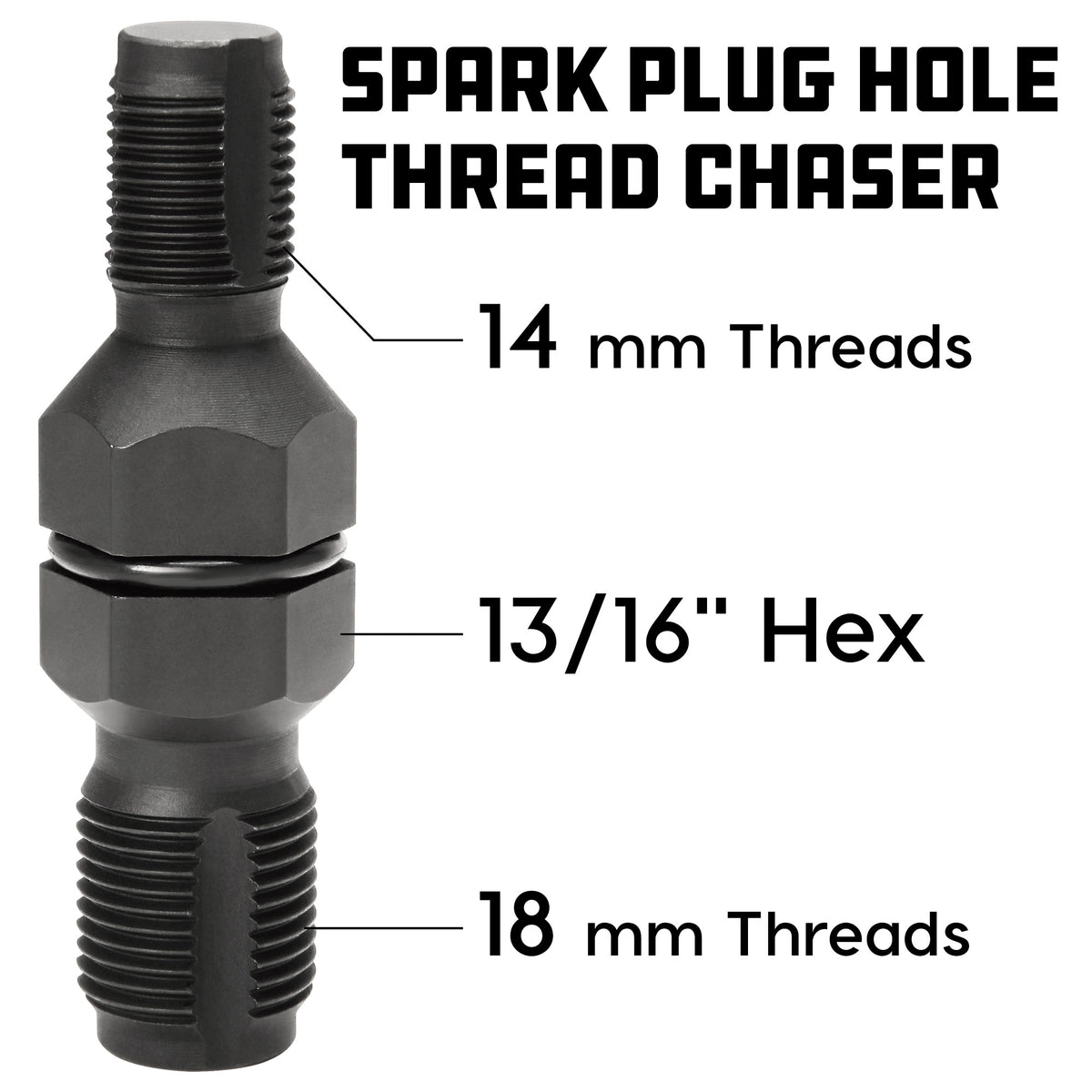 Spark Plug Hole Rethreader 14-18mm