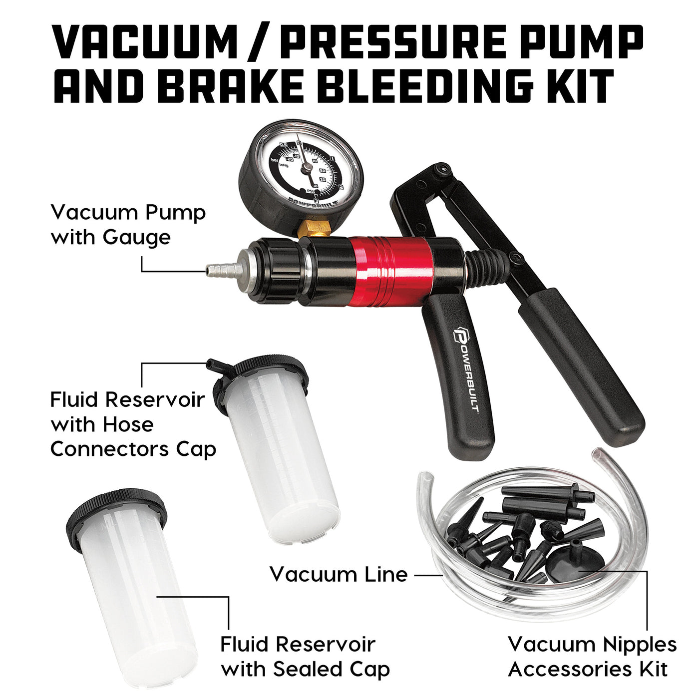 Vacuum and Pressure Testing and Bleed Air Kit Automotive