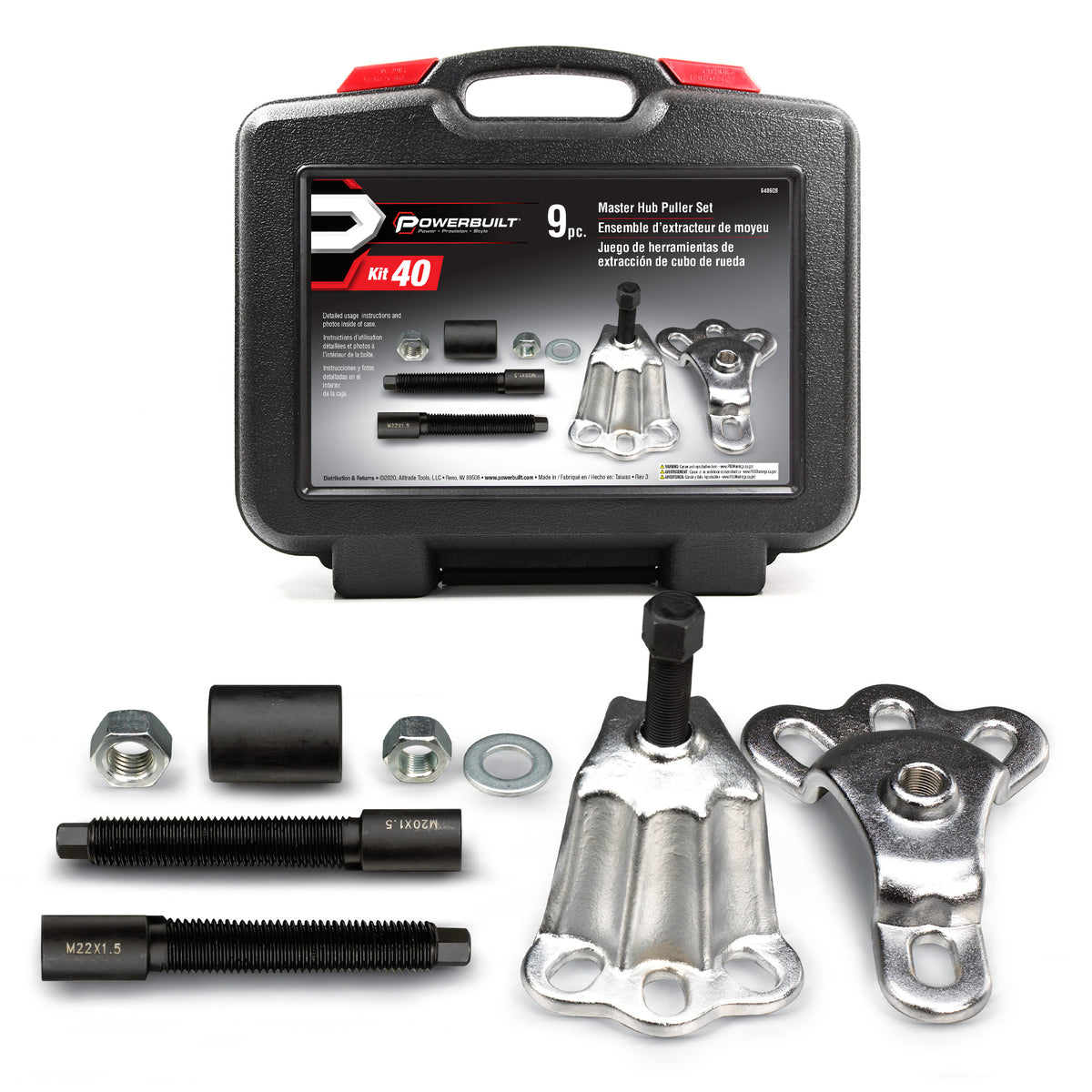 Master Hub Puller Tool Set Remove and Install Car Wheel