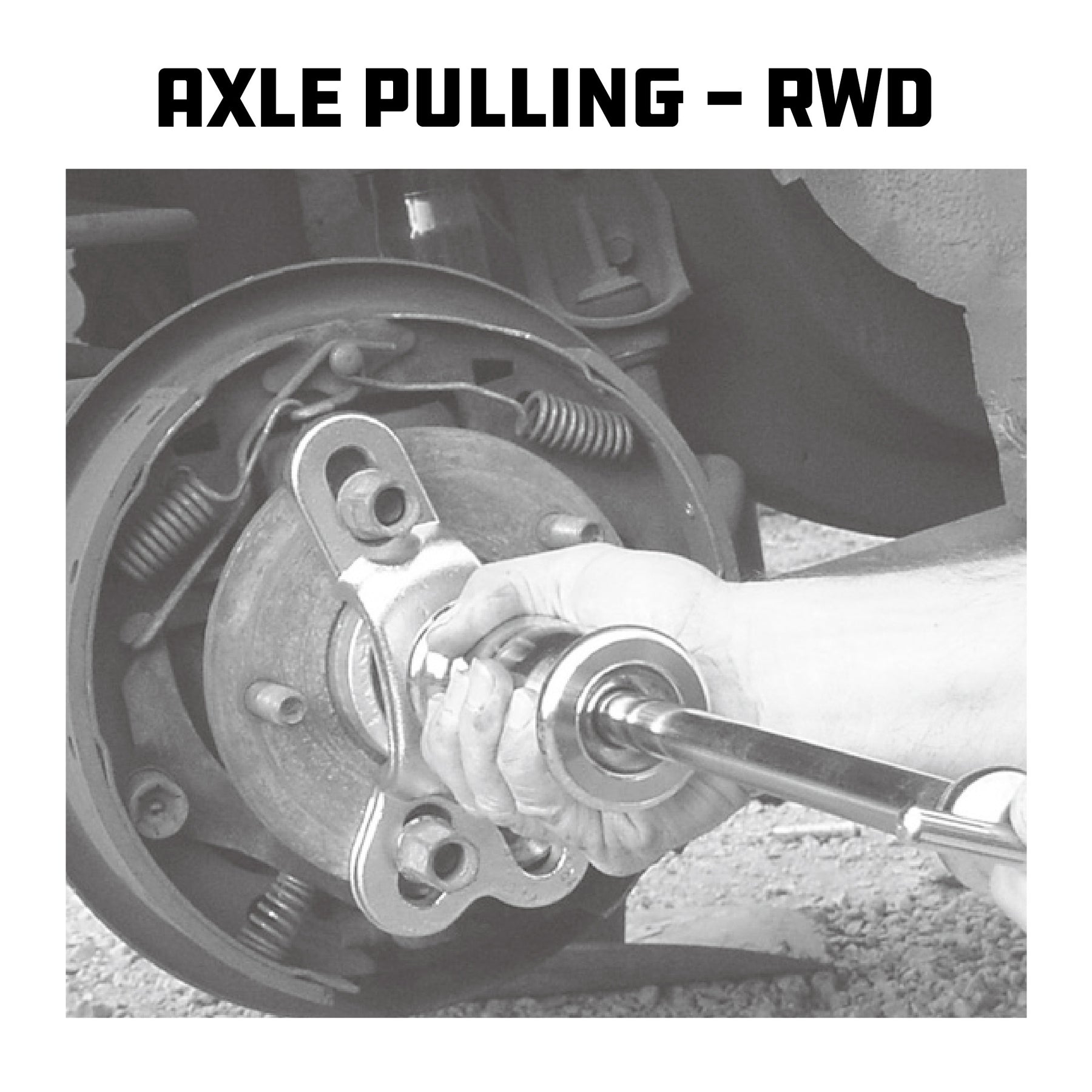3-PC. Rear Axle/Wheel Bearing Puller Set
