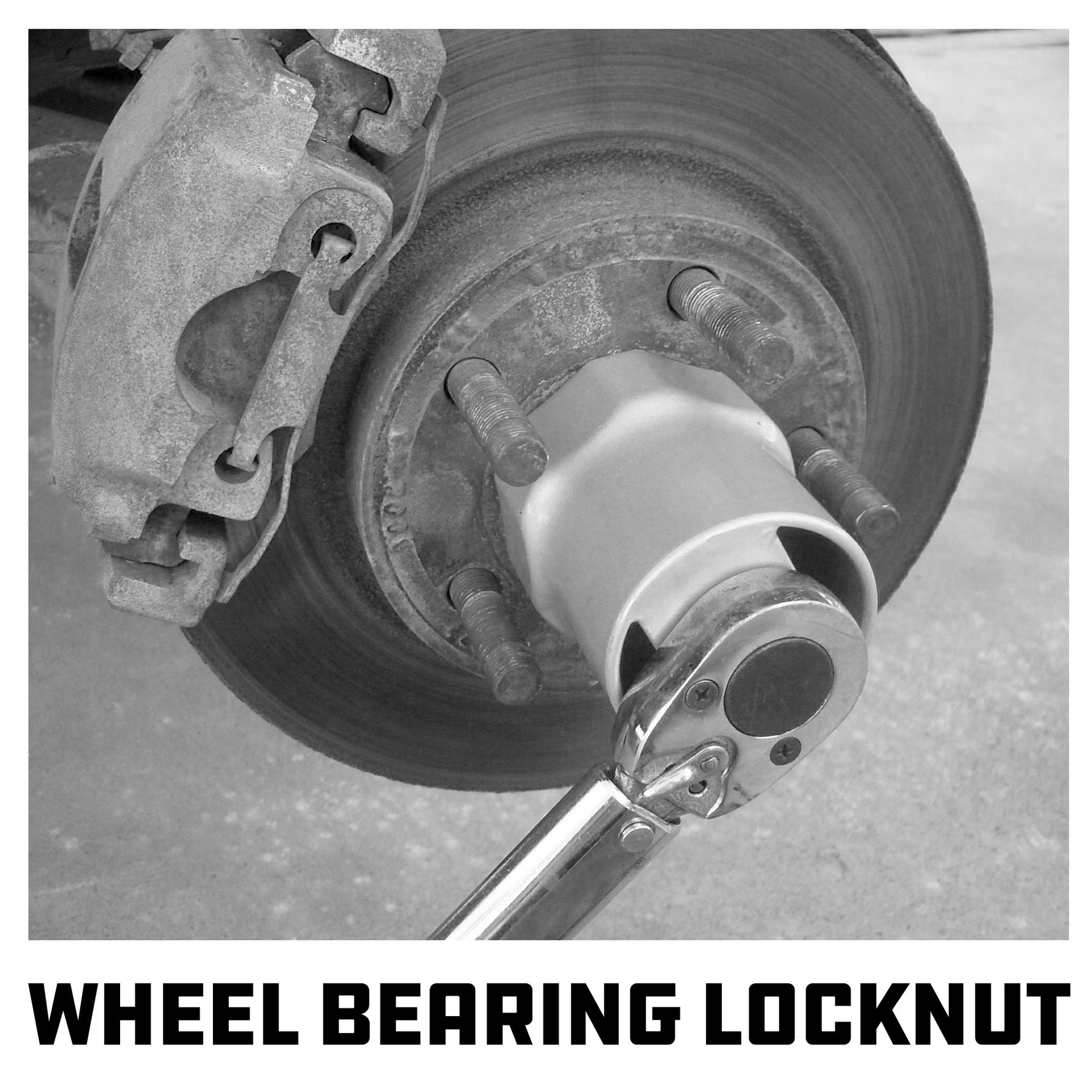Powerbuilt 2-9/16 Inch 6 Point Rounded Wheel Bearing Lock Nut Socket - 647067