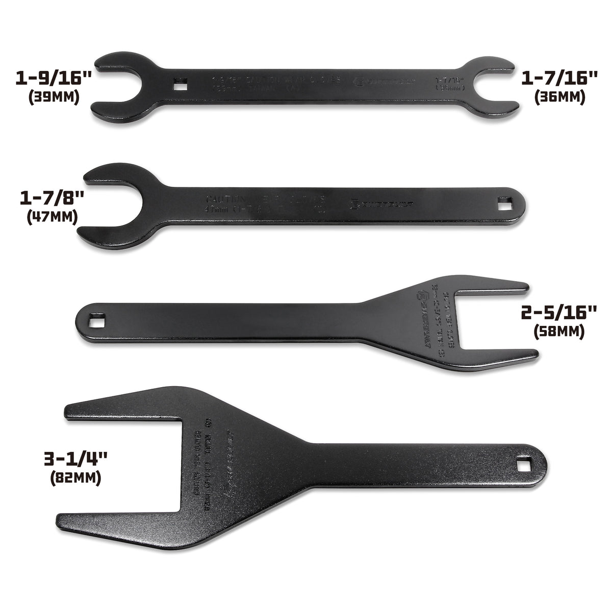 4 Piece Fan Clutch Wrench Kit