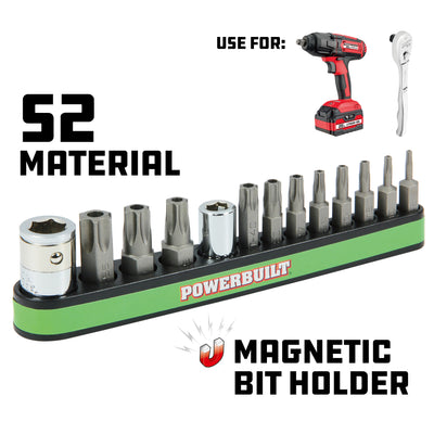 941129 Tamper Proof Star Bit Socket Set with Magnetic Holde