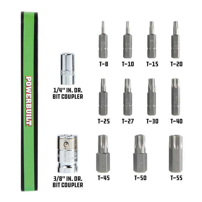 941129 Tamper Proof Star Bit Socket Set with Magnetic Holde