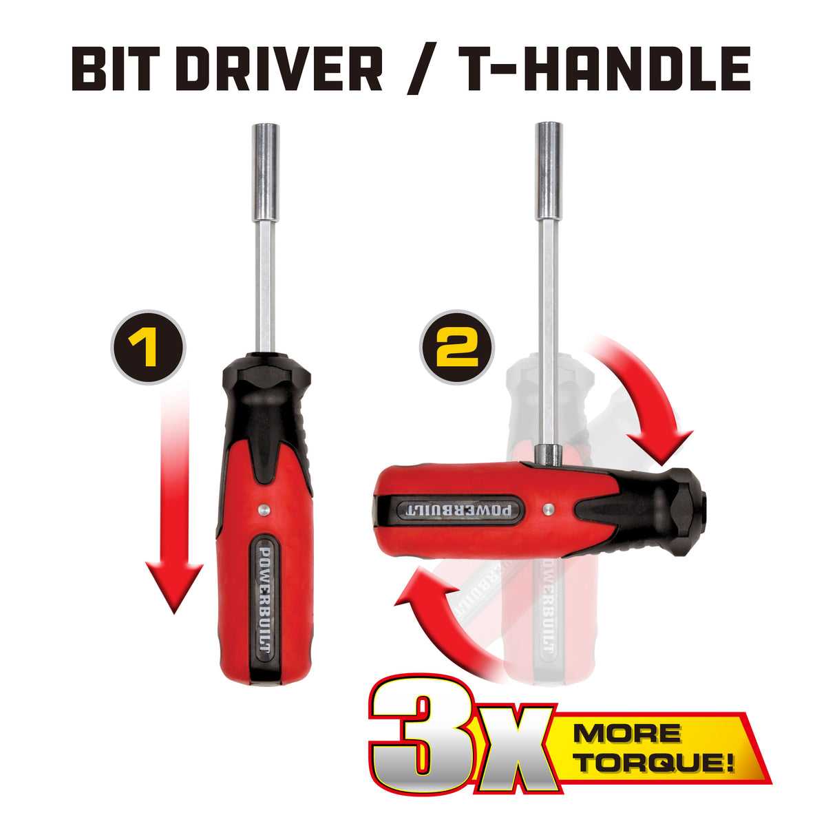 21 Piece T-Handle Bit Driver Set