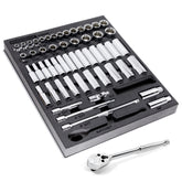 54 Piece Pro Tech 3/8 in. Dr. SAE & Metric Socket Set