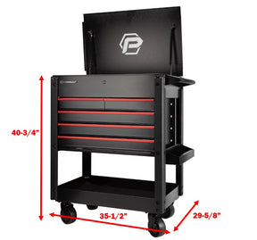 31 in. 5 Drawer Toolbox Cart