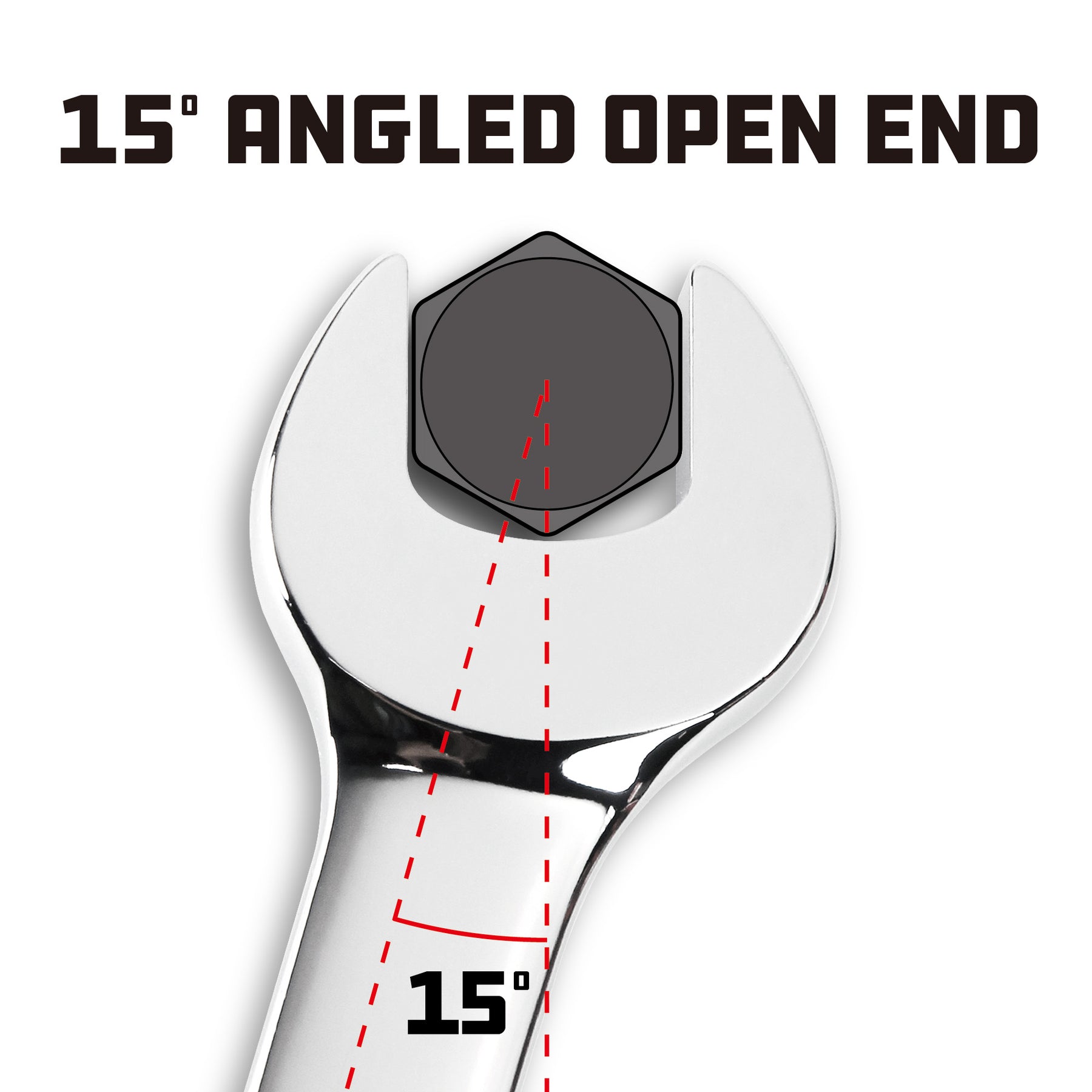 15/16 Inch Fully Polished SAE Combination Wrench